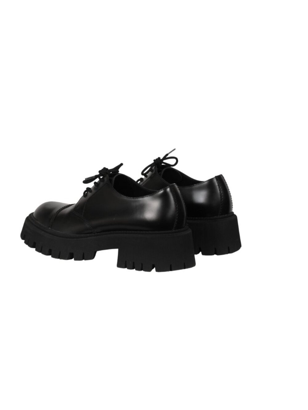 Balenciaga Mens Tractor Derbys US 10 EU 43 Black Leather Cunky Lace Ups - Picture 5 of 13